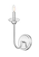 One Light Wall Sconce by Z-Lite - Allistair Collection, Brushed Nickel Finish - 352-1S-BN