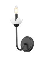 One Light Wall Sconce by Z-Lite - Allistair Collection, Matte Black Finish - 352-1S-MB