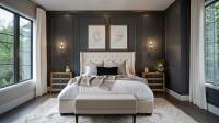 One Light Wall Sconce by Z-Lite - Allistair Collection, Matte Black Finish - 352-1S-MB