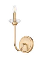 One Light Wall Sconce by Z-Lite - Allistair Collection, Modern Gold Finish - 352-1S-MGLD