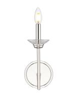 One Light Wall Sconce by Z-Lite - Allistair Collection, Polished Nickel Finish - 352-1S-PN