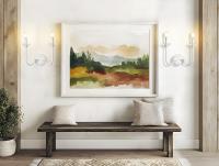 Two Light Wall Sconce by Z-Lite - Allistair Collection, Tundra White Finish - 352-2S-TW