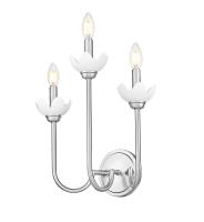 Three Light Wall Sconce by Z-Lite - Allistair Collection, Brushed Nickel Finish - 352-3S-BN