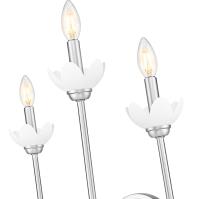 Three Light Wall Sconce by Z-Lite - Allistair Collection, Brushed Nickel Finish - 352-3S-BN