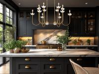 12 Light Linear Chandelier by Z-Lite - Allistair Collection, Modern Gold Finish - 352-42L-MGLD
