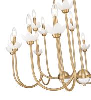 16 Light Linear Chandelier by Z-Lite - Allistair Collection, Modern Gold Finish - 352-56L-MGLD