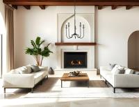 Five Light Chandelier by Z-Lite - Allistair Collection, Matte Black Finish - 352-5MB
