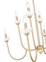 Eight Light Chandelier by Z-Lite - Allistair Collection, Modern Gold Finish - 352-8MGLD
