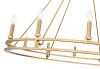 12 Light Chandelier by Z-Lite - Dennison Collection, Signature Brass Finish - 4005-12SBR