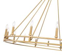 16 Light Chandelier by Z-Lite - Dennison Collection, Signature Brass Finish - 4005-16SBR