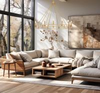 16 Light Chandelier by Z-Lite - Dennison Collection, Signature Brass Finish - 4005-16SBR