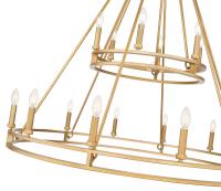 18 Light Chandelier by Z-Lite - Dennison Collection, Signature Brass Finish - 4005-18SBR