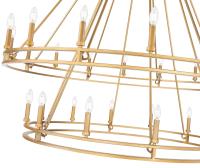 28 Light Chandelier by Z-Lite - Dennison Collection, Signature Brass Finish - 4005-28SBR