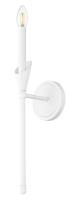 One Light Wall Sconce by Z-Lite - Claudelle Collection, Tundra White Finish - 4014-1SA-TW