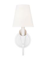One Light Wall Sconce by Z-Lite - Claudelle Collection, Tundra White Finish - 4014-1S-TW