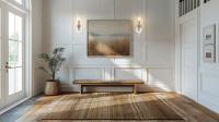 One Light Wall Sconce by Z-Lite - Claudelle Collection, Tundra White + Modern Gold Finish - 4014-1S-TW-MGLD