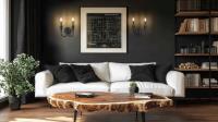 Two Light Wall Sconce by Z-Lite - Claudelle Collection, Matte Black Finish - 4014-2S-MB