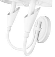 Two Light Wall Sconce by Z-Lite - Claudelle Collection, Tundra White Finish - 4014-2S-TW