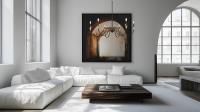 Six Light Chandelier by Z-Lite - Claudelle Collection, Matte Black + Modern Gold Finish - 4014-46MB-MGLD
