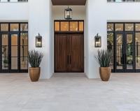 Four Light Outdoor Wall Mount by Z-Lite - Hartwell Collection, Sand Black Finish - 5019B-BK