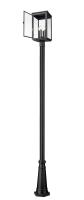 Four Light Outdoor Post Mount by Z-Lite - Hartwell Collection, Sand Black Finish - 5019PHBR-519P-BK