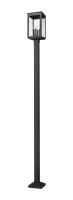 Four Light Outdoor Post Mount by Z-Lite - Hartwell Collection, Sand Black Finish - 5019PHBS-536P-BK