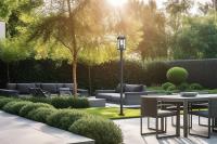 Four Light Outdoor Post Mount by Z-Lite - Hartwell Collection, Sand Black Finish - 5019PHBS-536P-BK