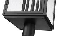 Five Light Outdoor Post Mount by Z-Lite - Hartwell Collection, Sand Black Finish - 5019PHXLR-564P-BK