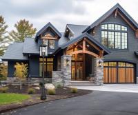 Five Light Outdoor Post Mount by Z-Lite - Hartwell Collection, Sand Black Finish - 5019PHXLR-564P-BK