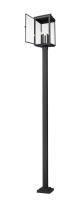 Five Light Outdoor Post Mount by Z-Lite - Hartwell Collection, Sand Black Finish - 5019PHXLS-536P-BK