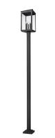 Five Light Outdoor Post Mount by Z-Lite - Hartwell Collection, Sand Black Finish - 5019PHXLS-536P-BK