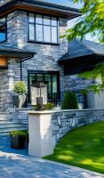 Five Light Outdoor Pier Mount by Z-Lite - Hartwell Collection, Sand Black Finish - 5019PHXLS-SQPM-BK
