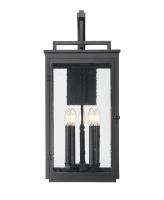 Five Light Outdoor Wall Mount by Z-Lite - Hartwell Collection, Sand Black Finish - 5019XL-BK