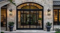 Five Light Outdoor Wall Mount by Z-Lite - Hartwell Collection, Sand Black Finish - 5019XL-BK