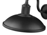 One Light Outdoor Wall Mount by Z-Lite - RLM Collection, Sand Black Finish - 5020M-BK