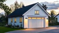 One Light Outdoor Wall Mount by Z-Lite - RLM Collection, Sand Black Finish - 5020M-BK