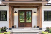 One Light Outdoor Wall Mount by Z-Lite - RLM Collection, Sand Black Finish - 5020M-BK