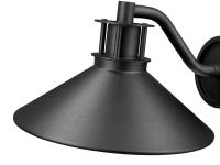 One Light Outdoor Wall Mount by Z-Lite - RLM Collection, Sand Black Finish - 5022M-BK