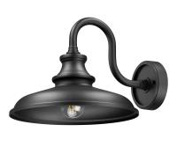 One Light Outdoor Wall Mount by Z-Lite - RLM Collection, Sand Black Finish - 5023M-BK