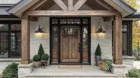 One Light Outdoor Wall Mount by Z-Lite - RLM Collection, Sand Black Finish - 5023M-BK