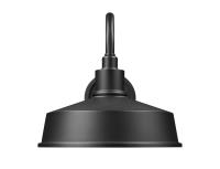 One Light Outdoor Wall Mount by Z-Lite - RLM Collection, Sand Black Finish - 5024M-BK