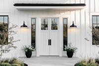 One Light Outdoor Wall Mount by Z-Lite - RLM Collection, Sand Black Finish - 5024M-BK