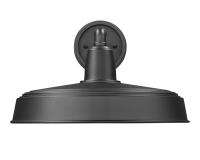 One Light Outdoor Wall Mount by Z-Lite - RLM Collection, Sand Black Finish - 5025B-BK
