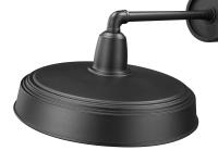 One Light Outdoor Wall Mount by Z-Lite - RLM Collection, Sand Black Finish - 5025B-BK