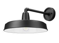 One Light Outdoor Wall Mount by Z-Lite - RLM Collection, Sand Black Finish - 5025B-BK