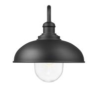 One Light Outdoor Wall Mount by Z-Lite - RLM Collection, Sand Black Finish - 5026B-BK