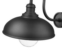 One Light Outdoor Wall Mount by Z-Lite - RLM Collection, Sand Black Finish - 5026B-BK