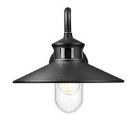 One Light Outdoor Wall Mount by Z-Lite - RLM Collection, Sand Black Finish - 5027M-BK