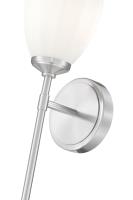 One Light Wall Sconce by Z-Lite - Oren Collection, Brushed Nickel Finish - 7004-1S-BN