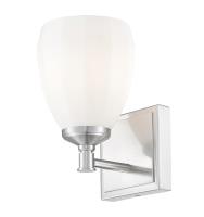 One Light Vanity by Z-Lite - Oren Collection, Brushed Nickel Finish - 7004-1V-BN